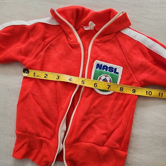 Vimtage NASL Soccer Sweater 6-12 months *missing zipper - Picture 6 of 7